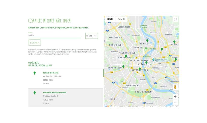 Typo3 Webseite Cosnature