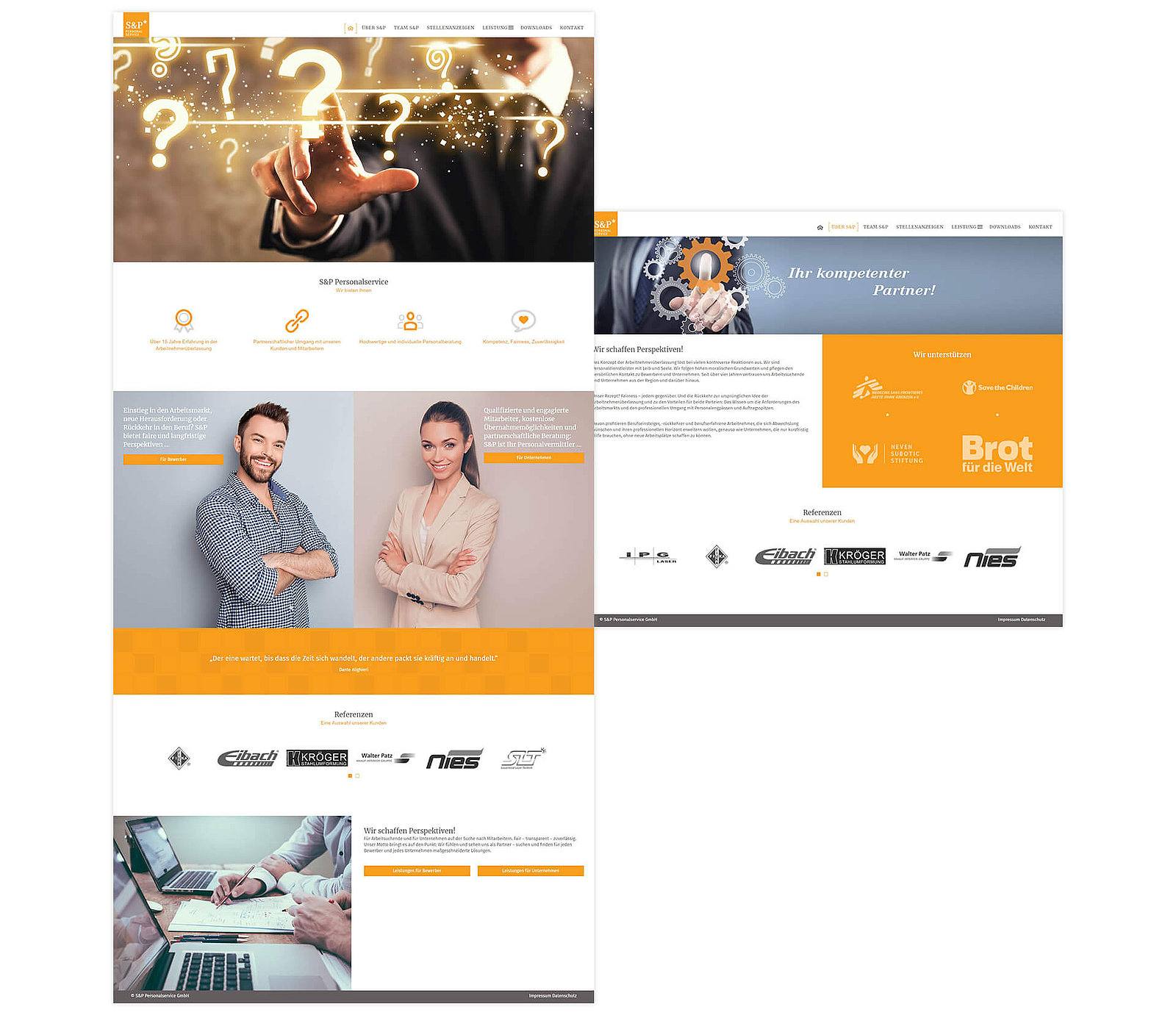 Typo3 Webseite SP