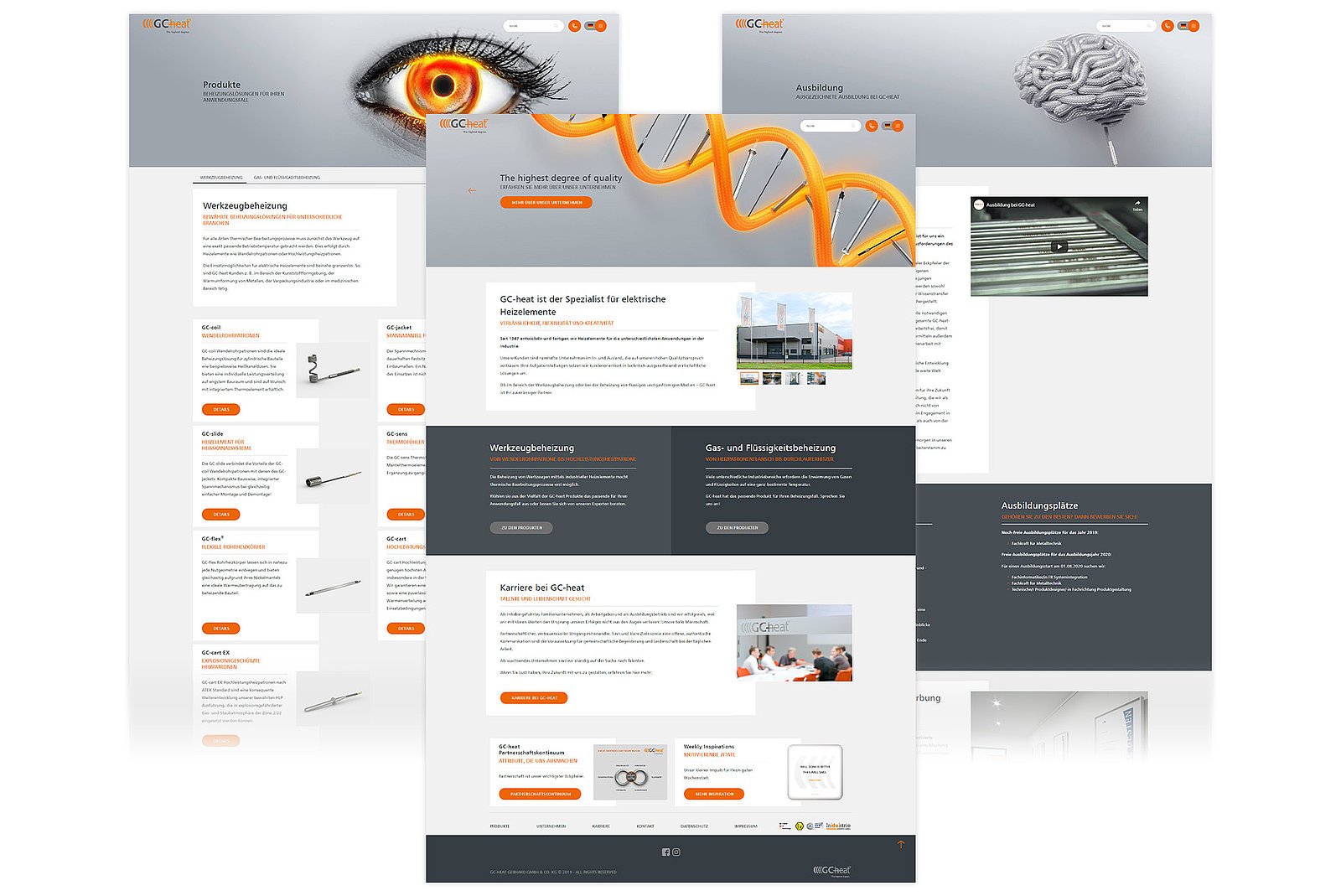 GC-heat TYPO3 Website
