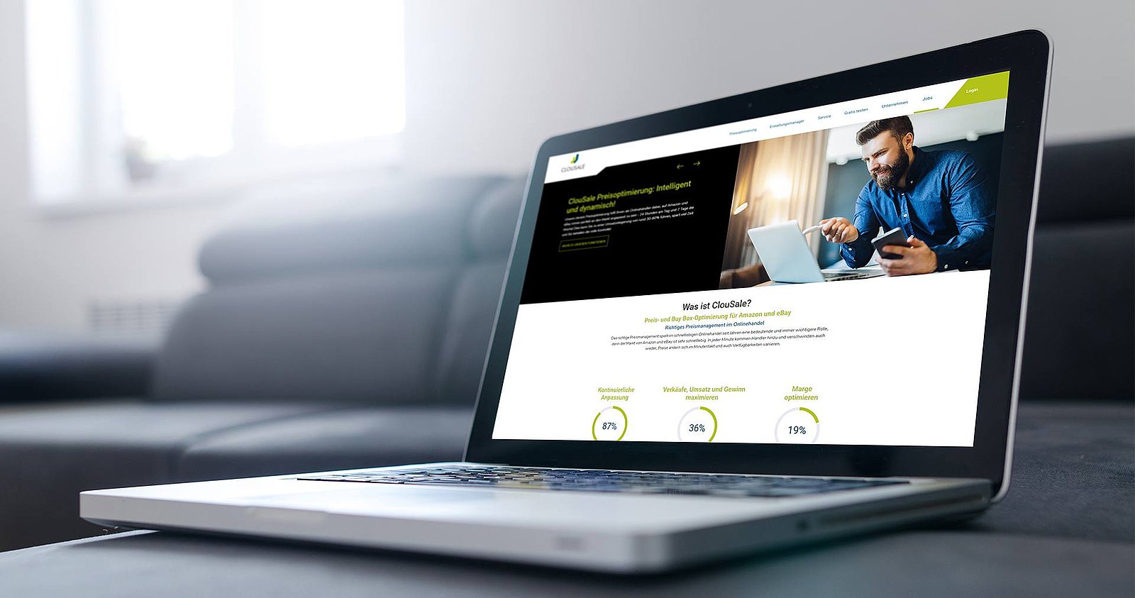 Typo3 Webseite Clousale Titelbild
