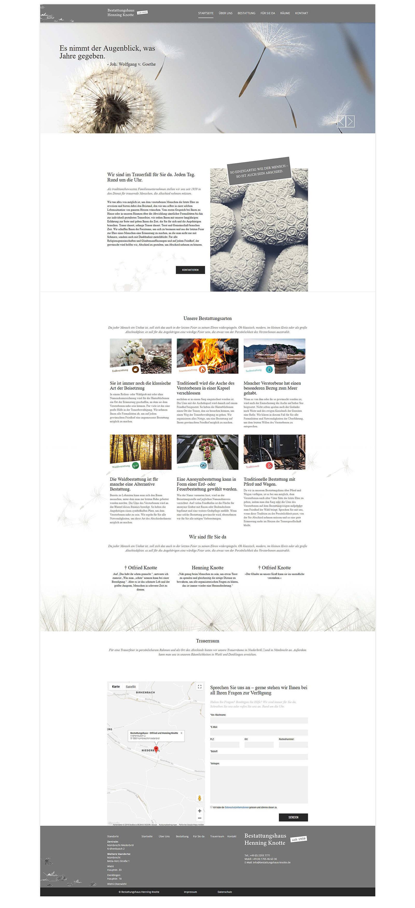 Typo3 Webseite Knotte