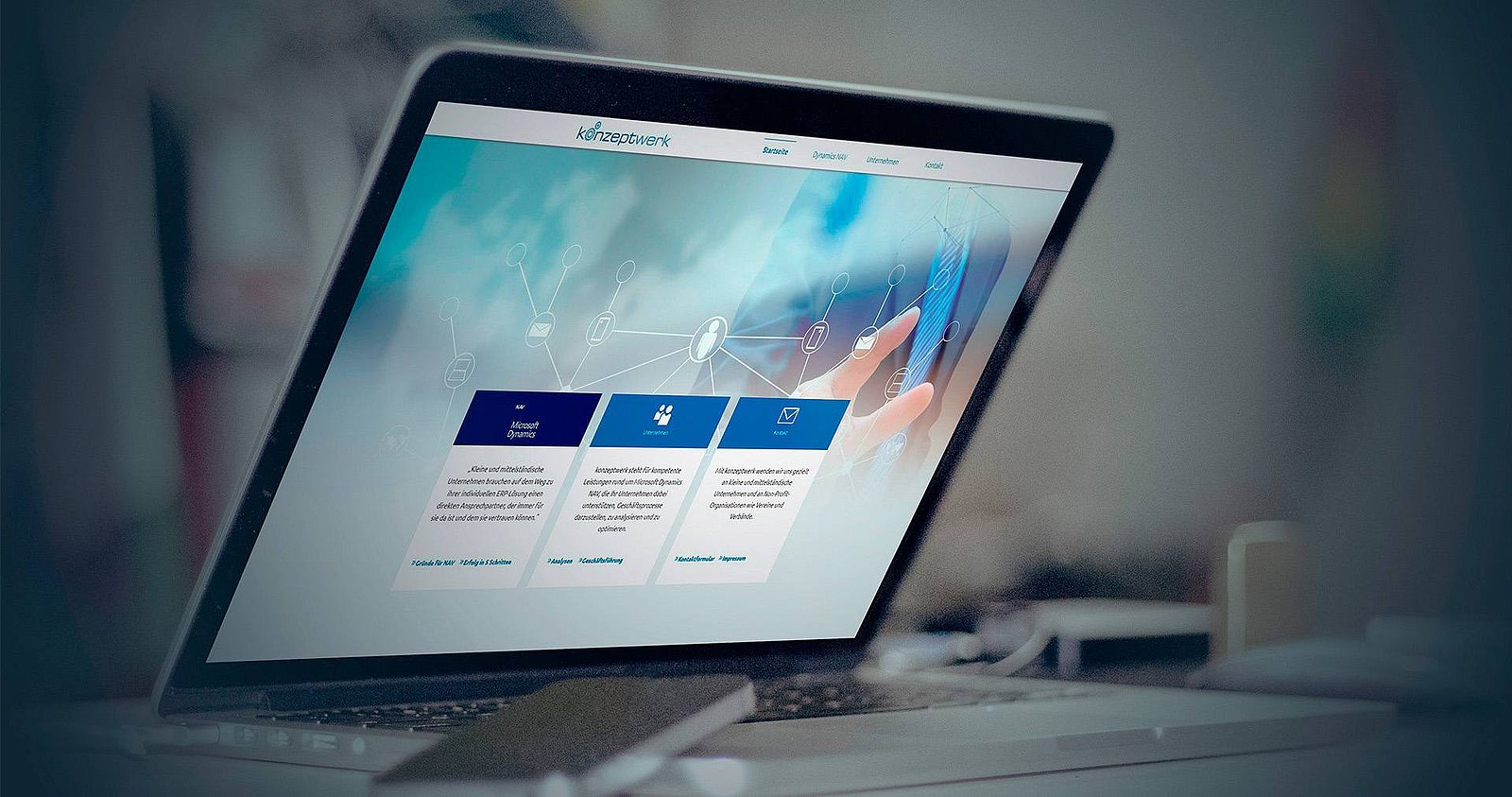 Typo3 Webseite Konzeptwerk Titelbild