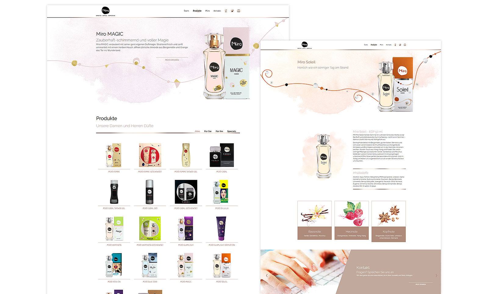 Typoe3 Webseite Miro Einbilcke